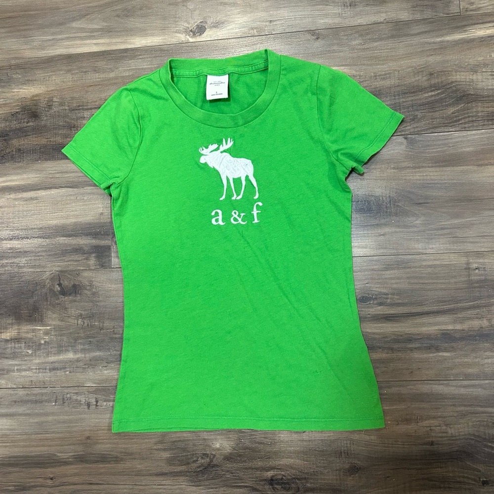 Abercrombie & Fitch Green Short Sleeve Tee - Picture 2 of 5